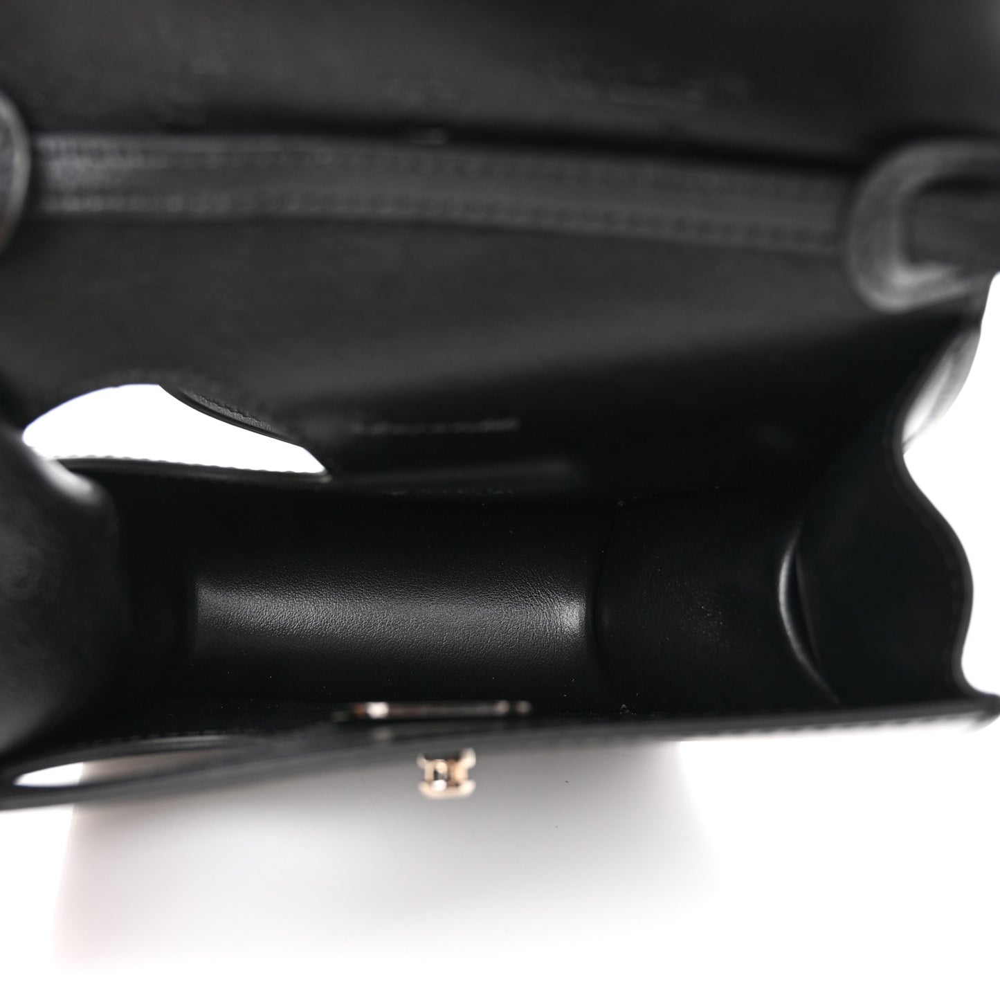 Calfskin Jitney 0.7 Meteor Bag Black