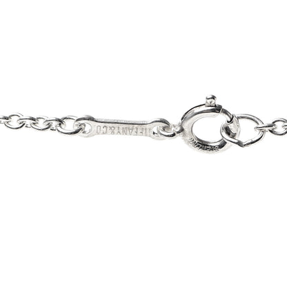 Tiffany Sterling Silver 36mm Elsa Peretti Open Heart Pendant Necklace 5 of 6