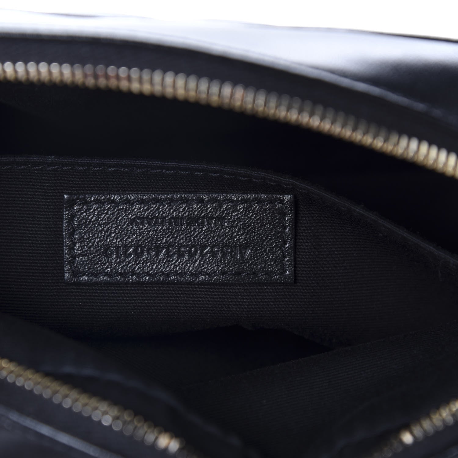 Saint Laurent Calfskin Matelasse Monogram Lou Camera Bag Black 8 of 10