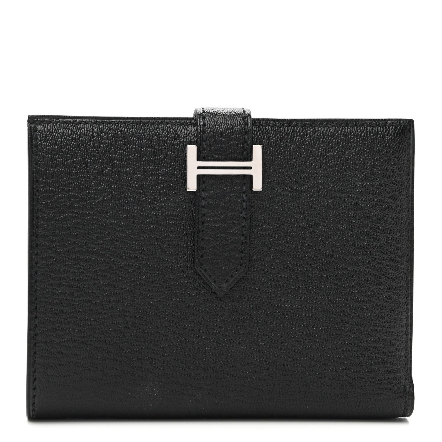 Chevre Mysore Bearn Compact Wallet Black