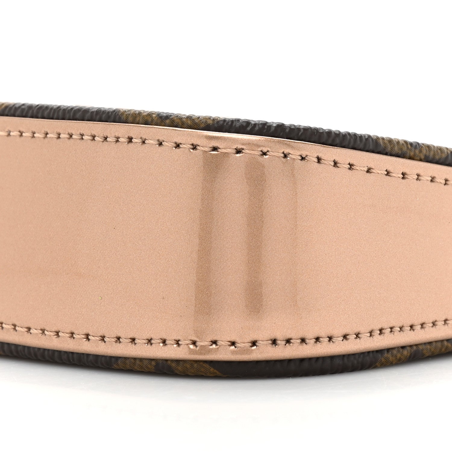 Louis Vuitton Metallic Vernis Mini Pochette Accessories Rose Gold 7 of 9