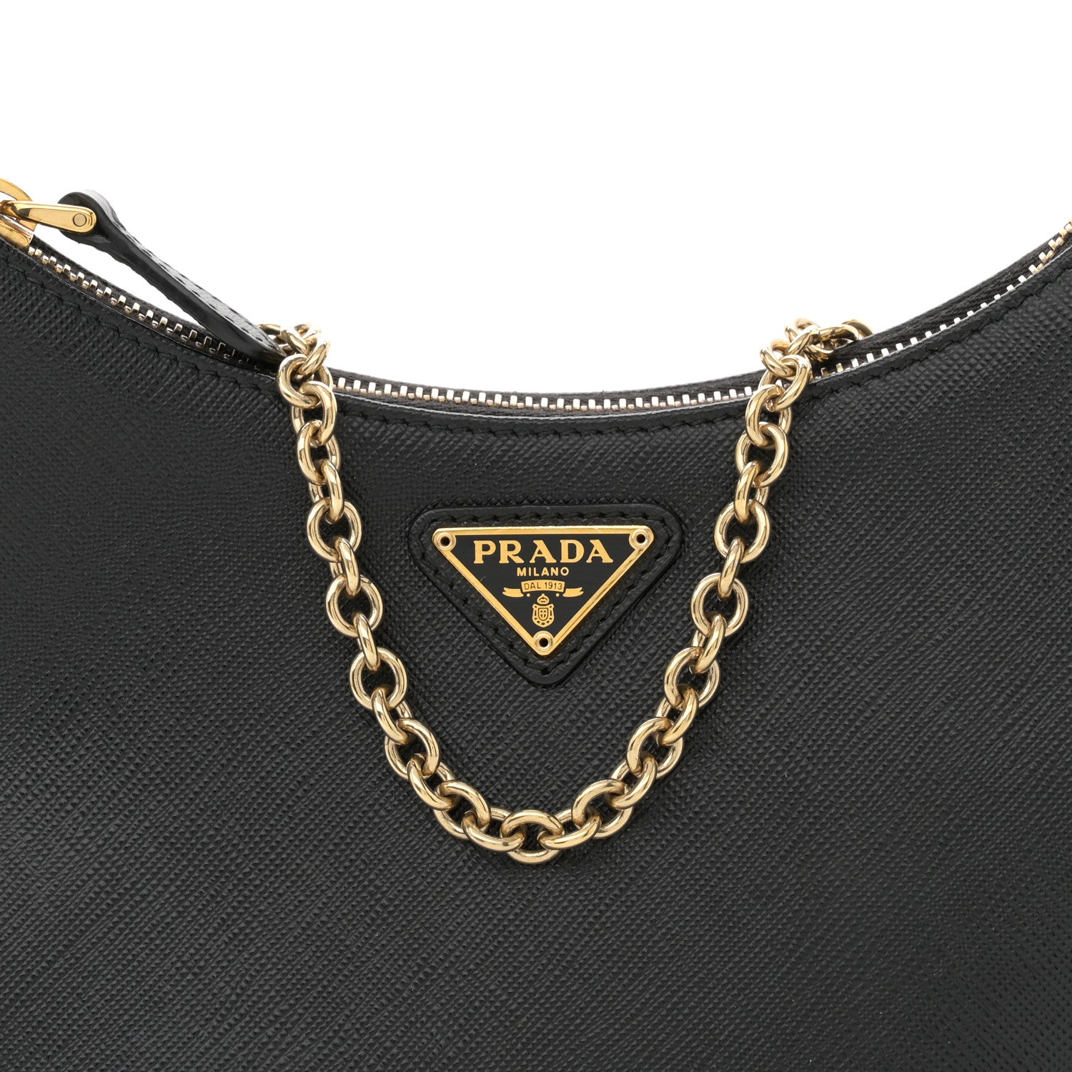 Prada Saffiano Lux Re-Edition 2005 Shoulder Bag Black 8 of 11
