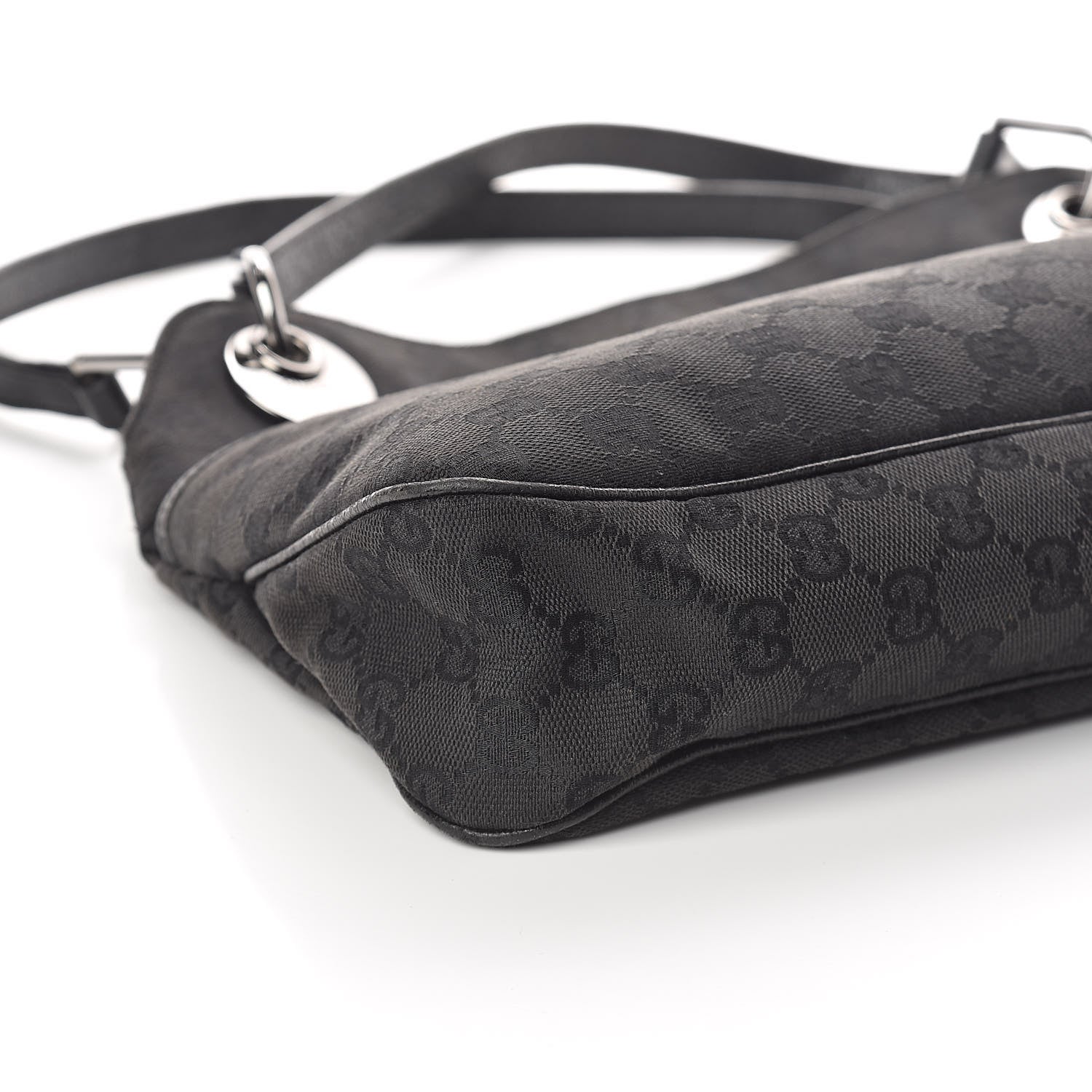 Gucci Monogram Medium Eclipse Shoulder Bag Black 8 of 9