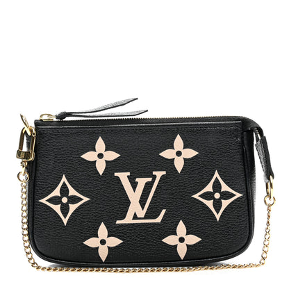 Louis Vuitton Empreinte Monogram Giant Mini Pochette Accessories Black 1 of 8