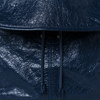 Balenciaga Agneau Classic Hardware S Traveler Backpack Blue Obscur 8 of 12