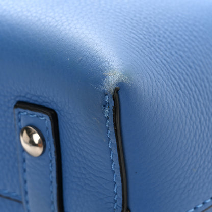 Burberry Grainy Calfskin Triple Stud Mini Belt Bag Blue White 14 of 16