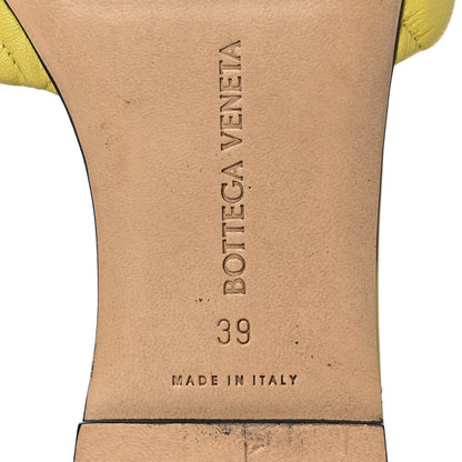 Bottega Veneta Nappa Matelasse Padded Flat Sandals 39 Pear 6 of 7