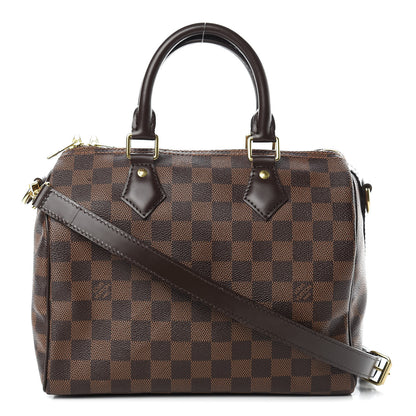Louis Vuitton Damier Ebene Speedy Bandouliere 25 1 of 17