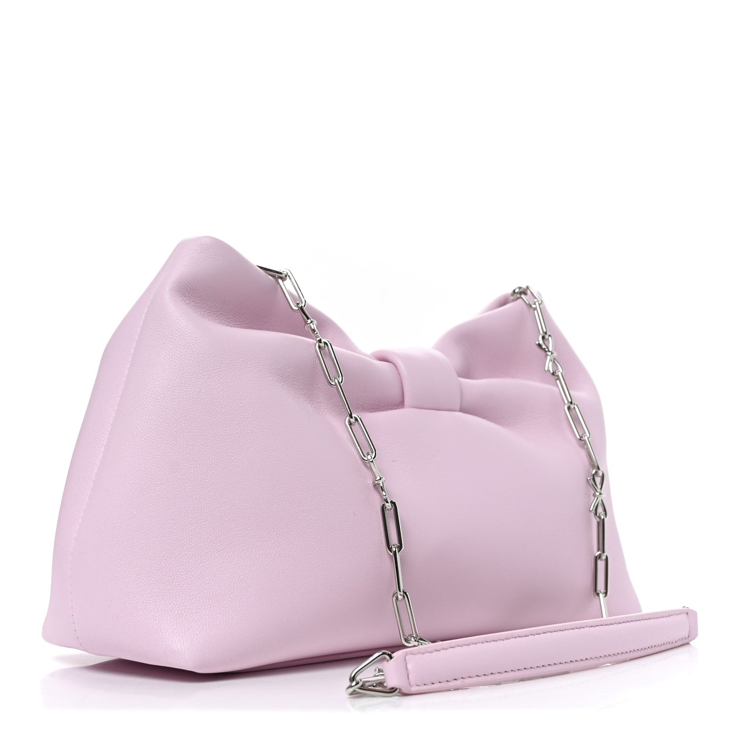 Lambskin Small Bow Bag Rose Songe