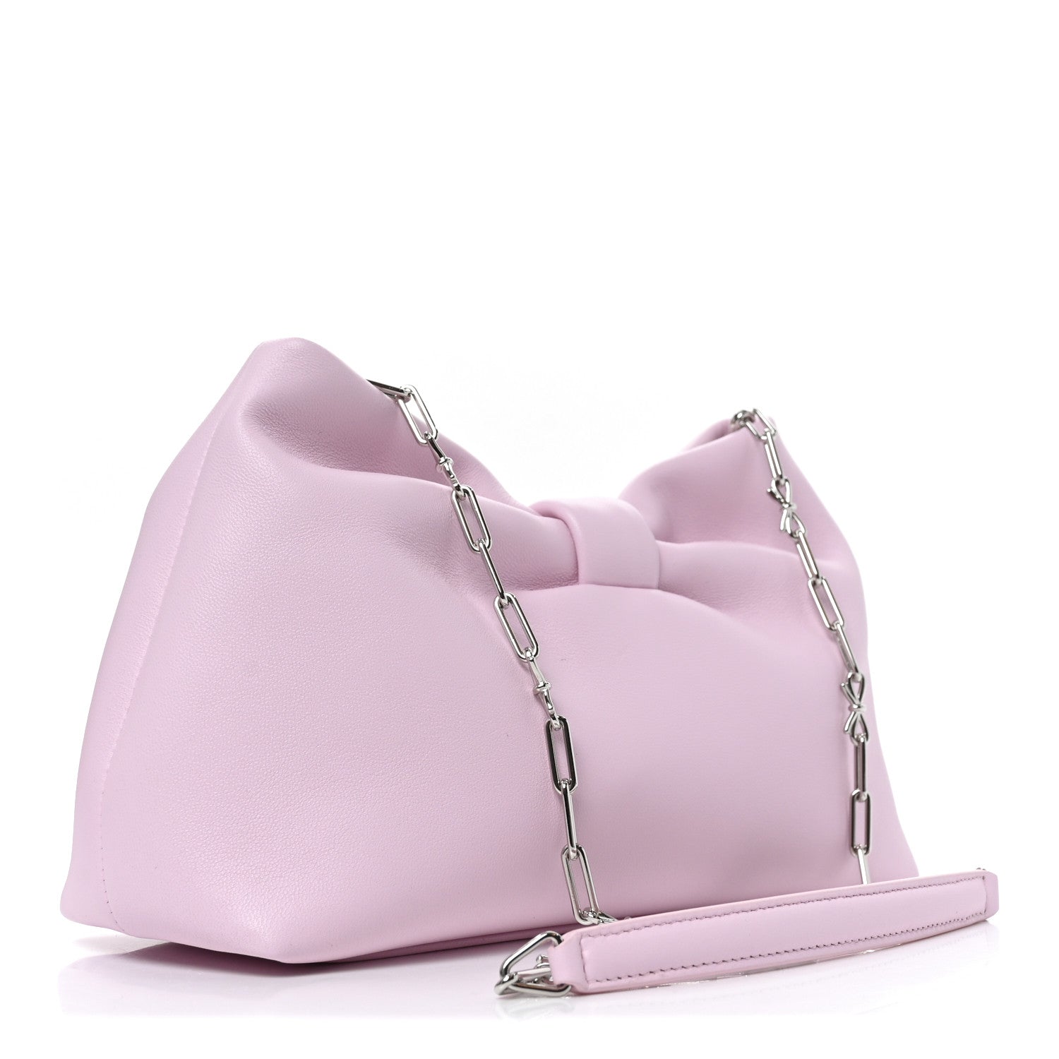 Christian Dior Lambskin Small Bow Bag Rose Songe 3 of 10