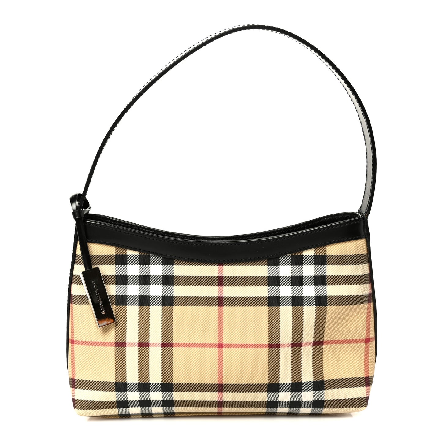 Vintage Check Shoulder Bag Black