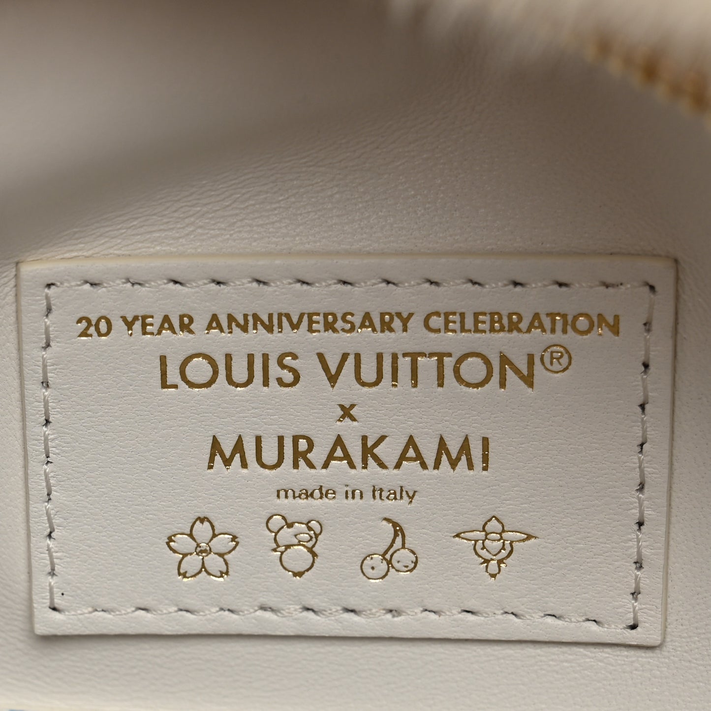 LV X TM Mink Ostrich Monogram Bum Bag White Multicolor