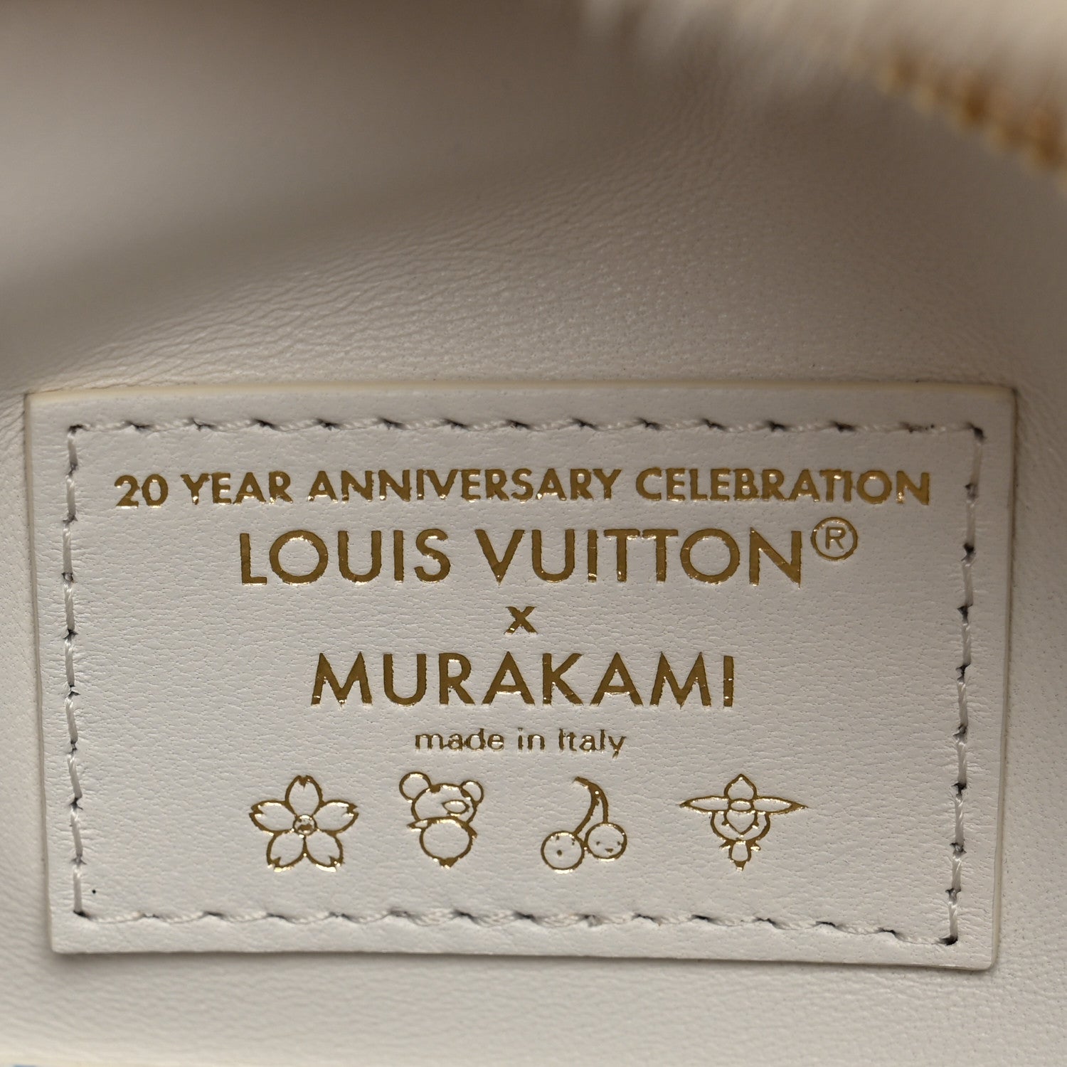 Louis Vuitton LV X TM Mink Ostrich Monogram Bum Bag White Multicolor 6 of 9