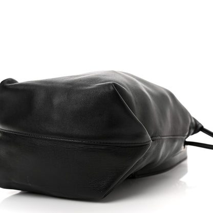 Saint Laurent Lambskin Teddy Drawstring Bag Black 10 of 10