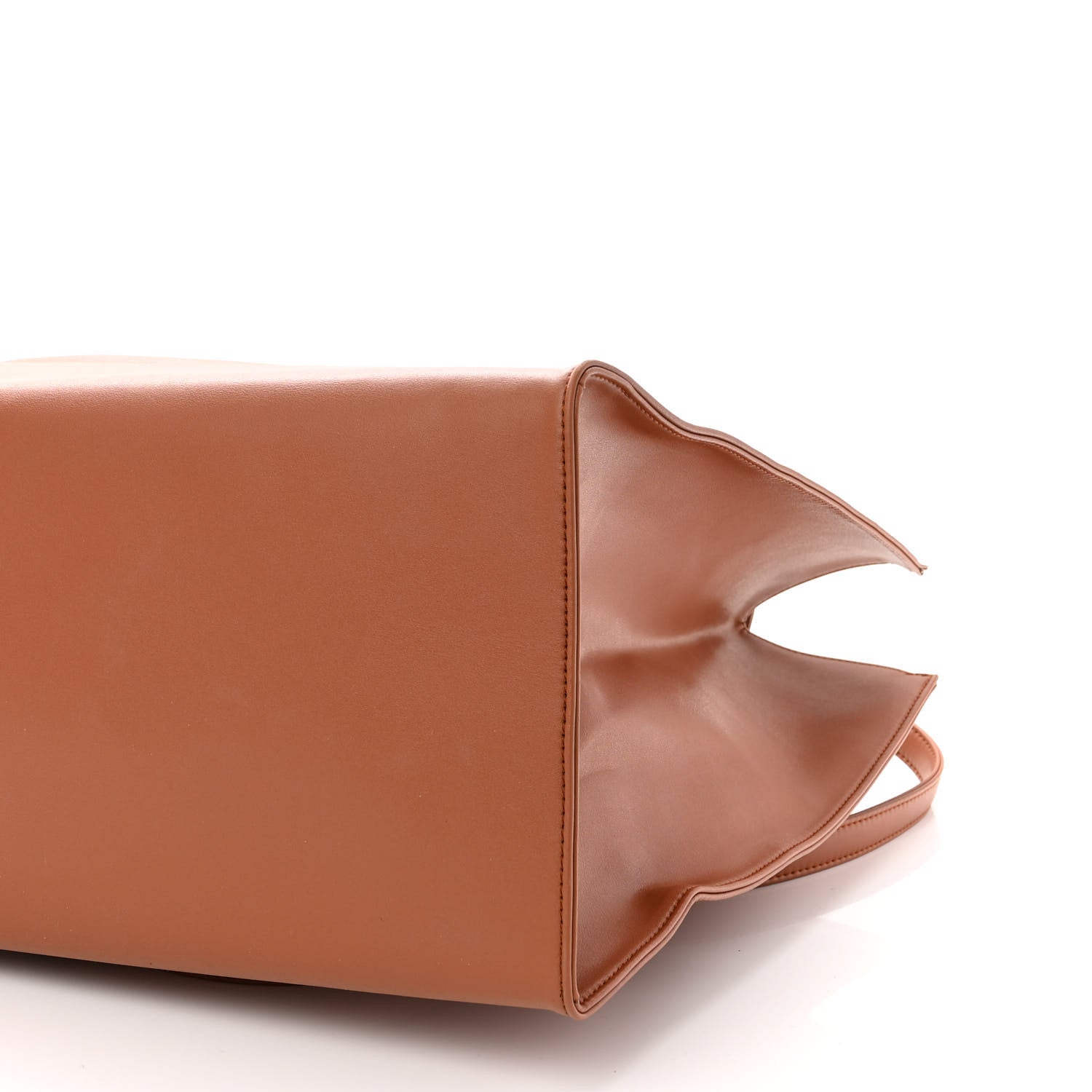 Telfar Vegan Leather Large Shopping Bag Tan 9 of 11