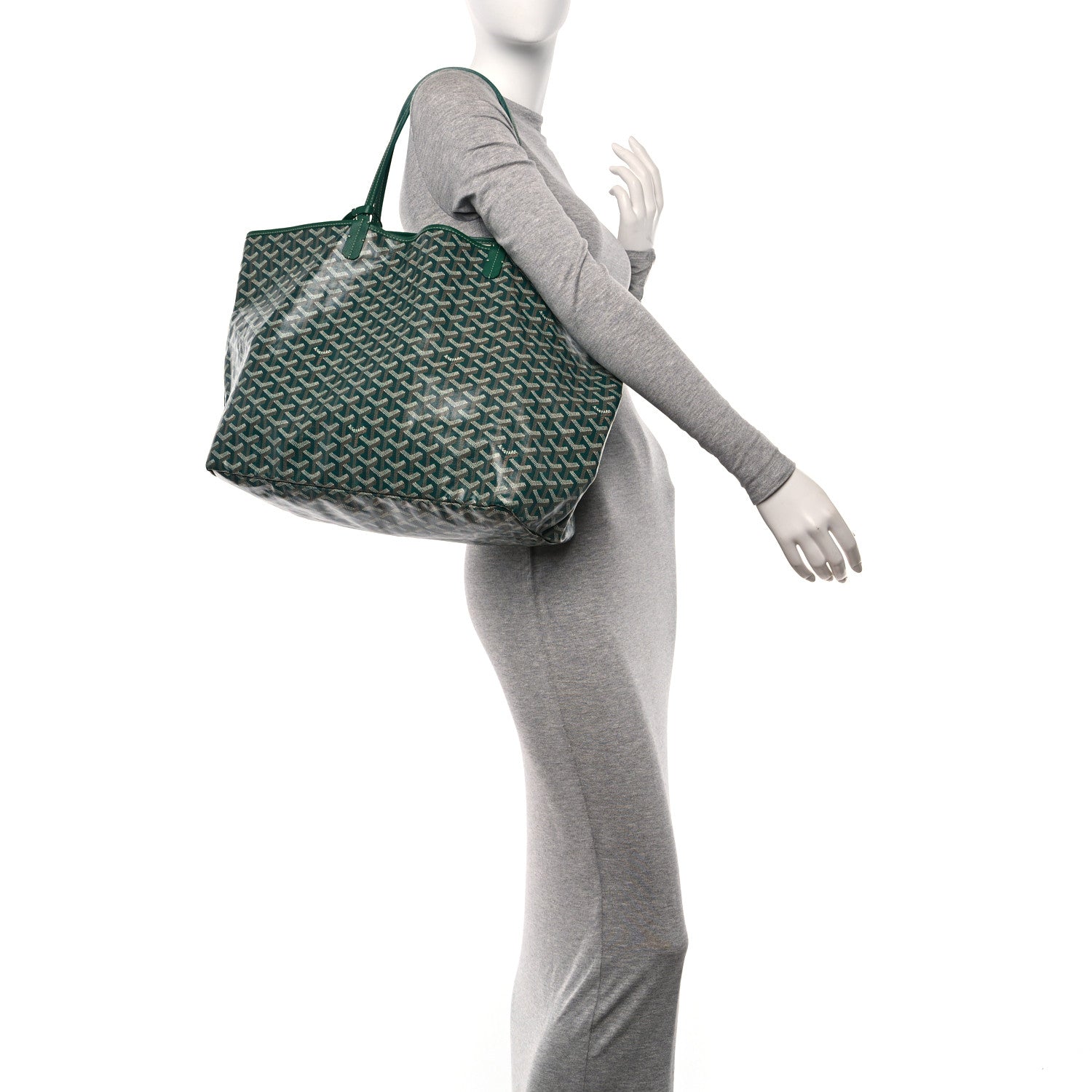 Goyard Goyardine Saint Louis GM Green 2 of 10