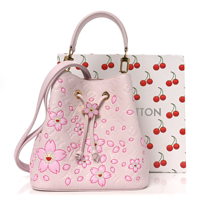 Louis Vuitton LV X TM Empreinte Cherry Blossom Neonoe BB Pink 10 of 10
