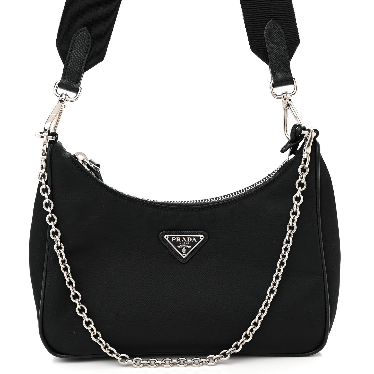 Nylon Re-Edition 2005 Shoulder Bag Black