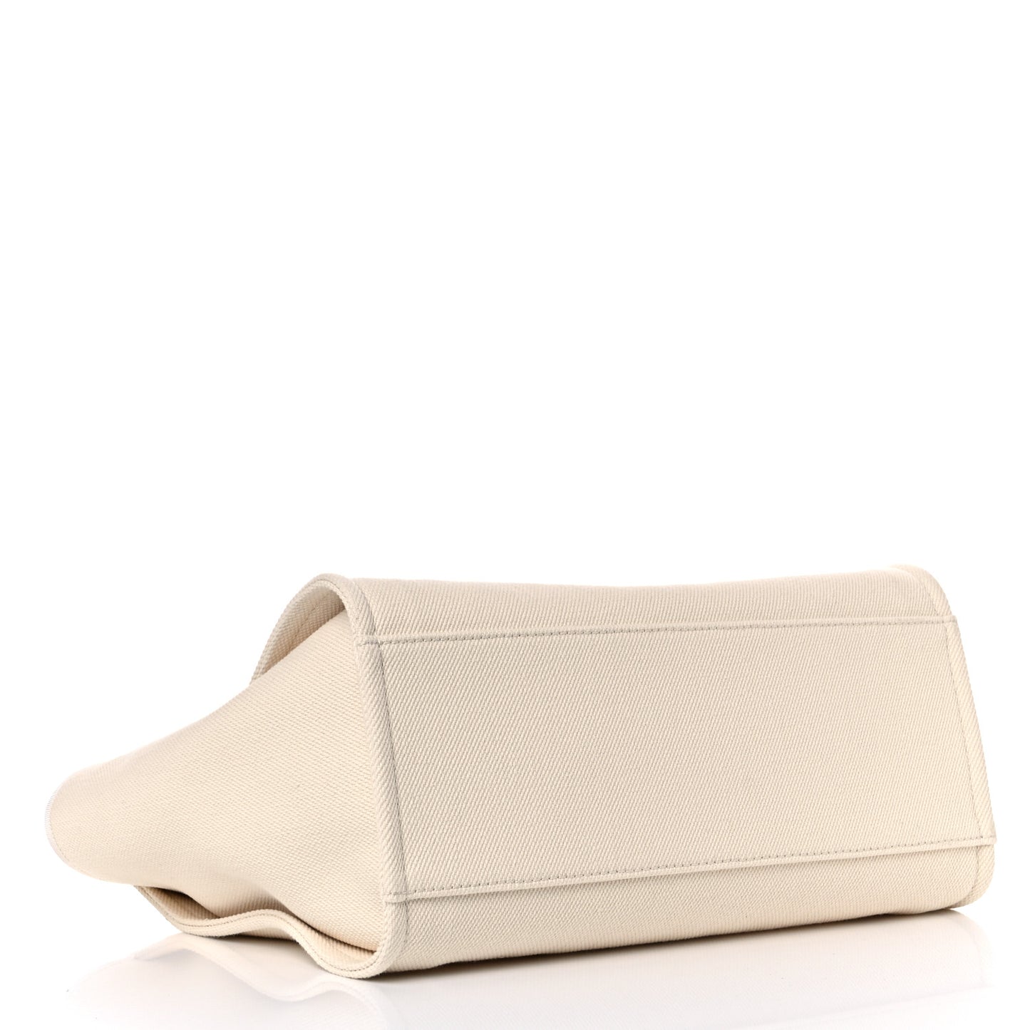 Canvas Pearl Medium Deauville Tote Ecru Beige