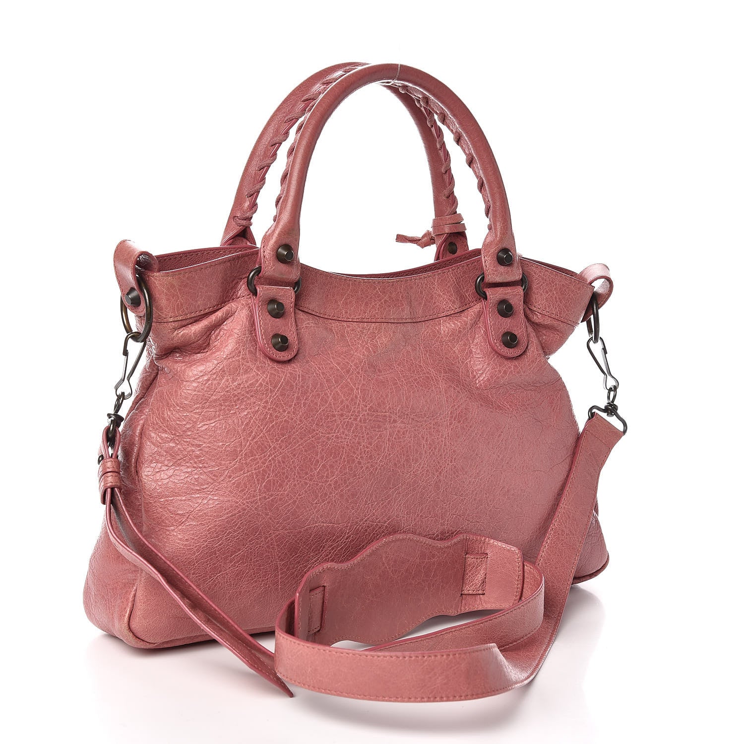 Balenciaga Agneau Classic Hardware Town Rose Bruyere 3 of 13