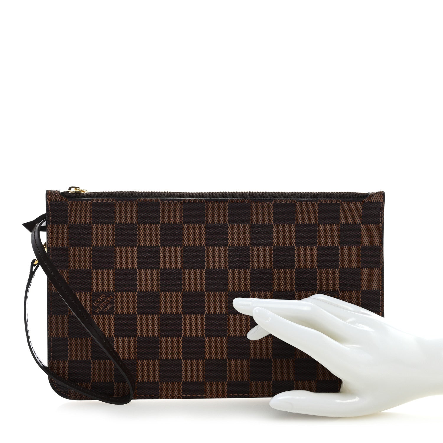 Louis Vuitton Damier Ebene Neverfull MM GM Pochette 2 of 6