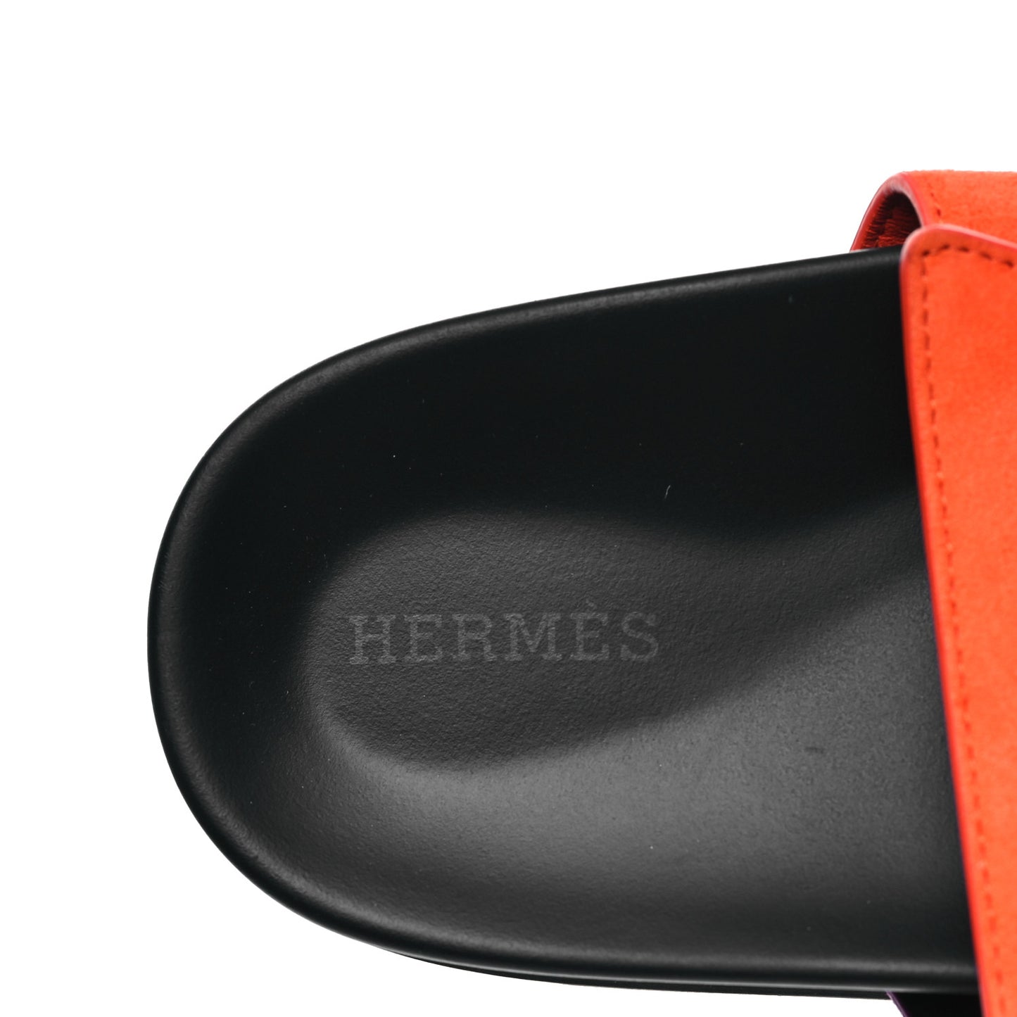 Suede Goatskin Womens Chypre Sandals 39.5 Rose Chapas Orange Synthetique