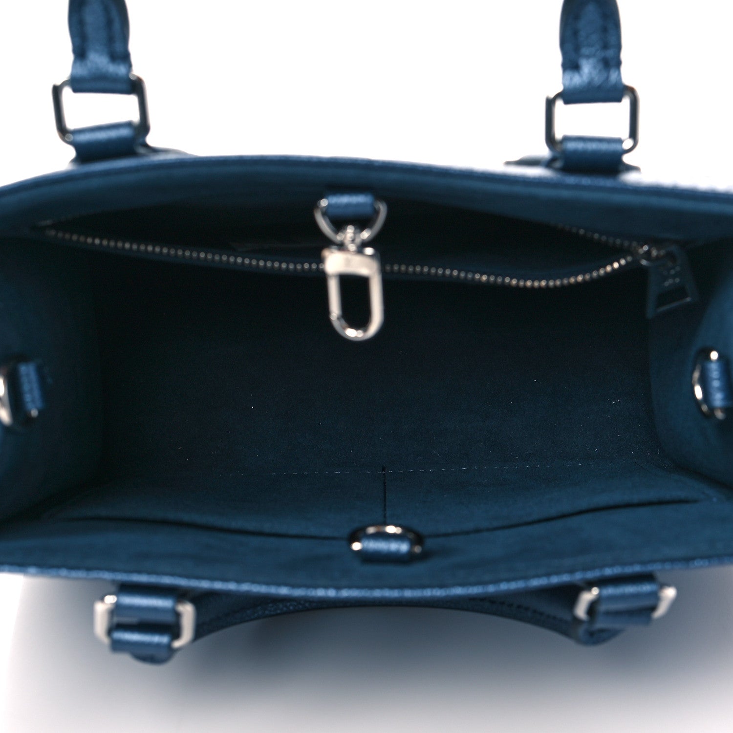 Louis Vuitton Metallic Empreinte Monogram Giant Onthego PM Navy Nacre 5 of 9
