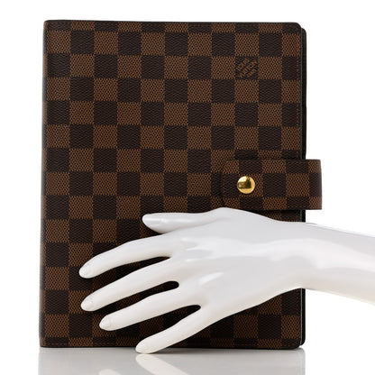 Louis Vuitton Damier Ebene Large Ring Agenda Cover 2 of 6