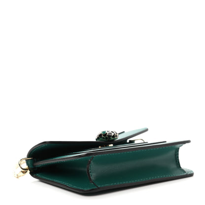 Bulgari Calfskin Serpenti Forever Miniature Bag Charm Emerald Green 4 of 8