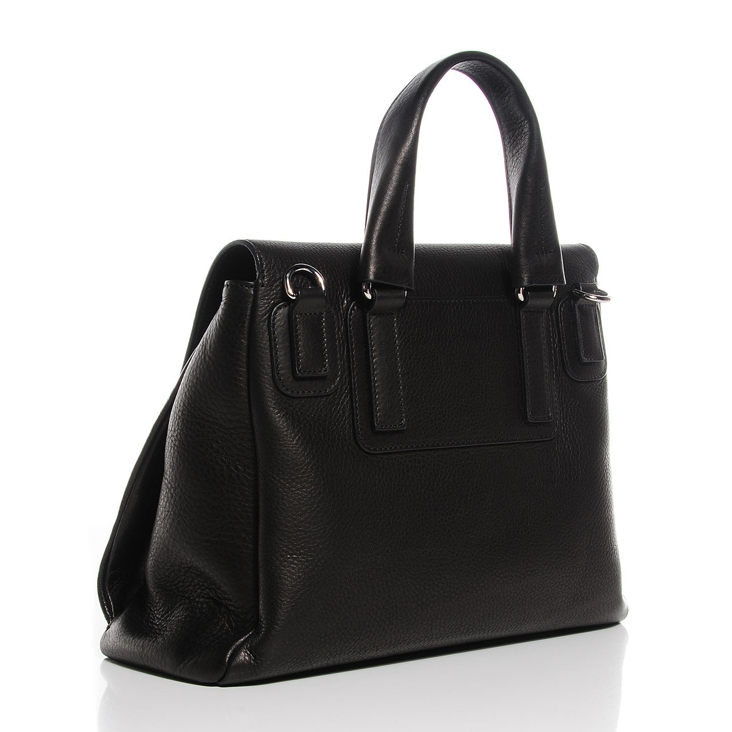 Givenchy Textured Calfskin Small Pandora Pure Flap Bag Black 3 of 9