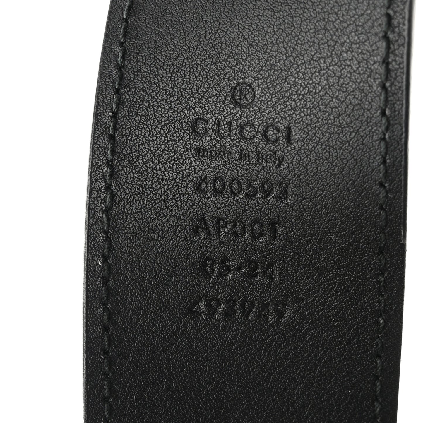 Calfskin Double G 40mm Belt 85 34 Black