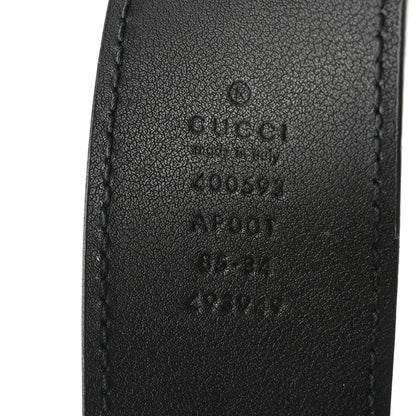 Gucci Calfskin Double G 40mm Belt 85 34 Black 3 of 6
