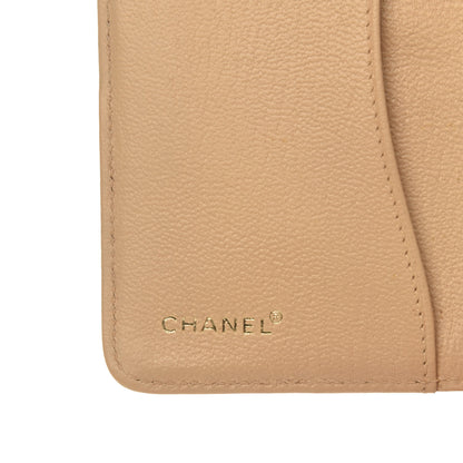 Chanel Goatskin Small Ring Agenda Planner Beige 6 of 9