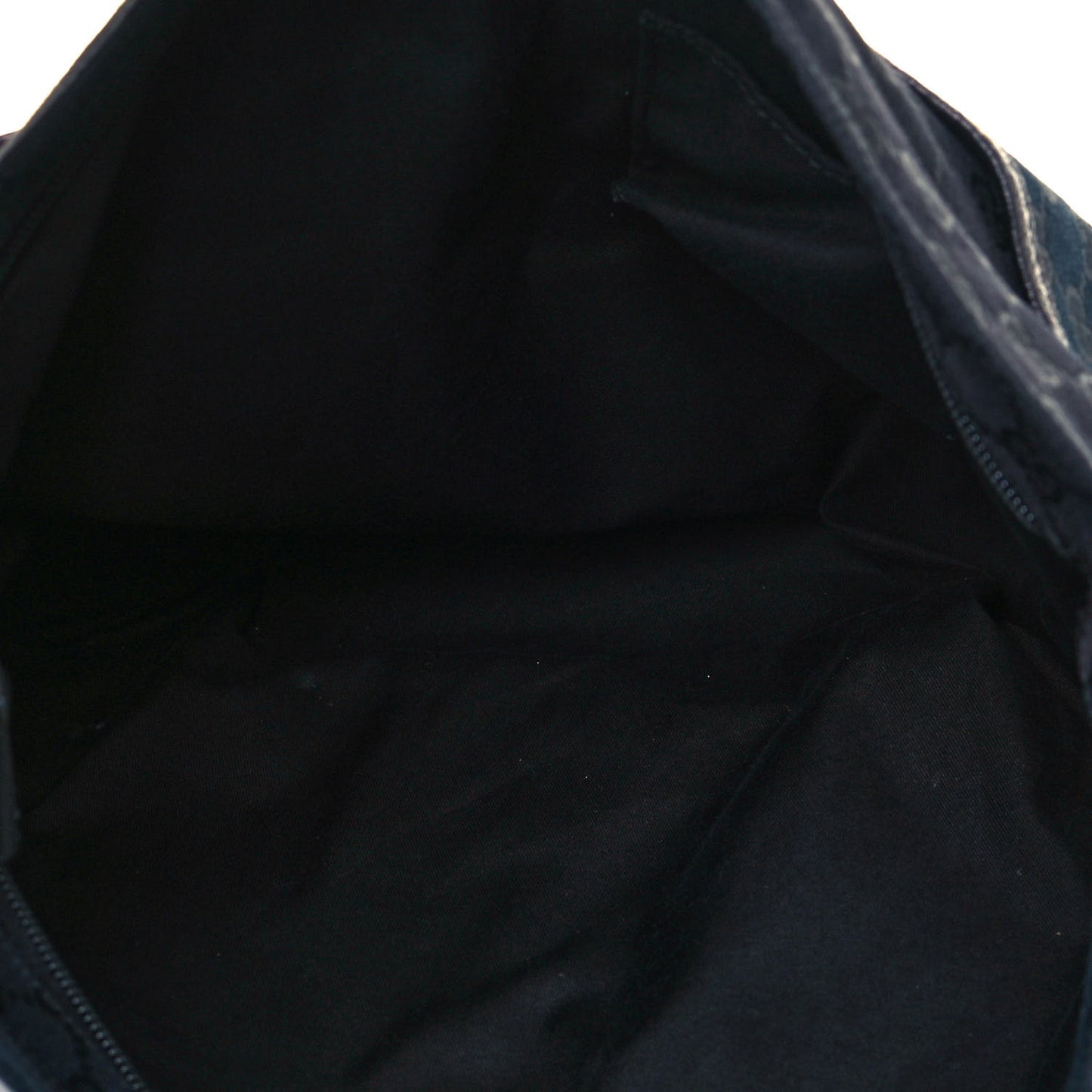 Monogram Web Medium Flat Messenger Bag Black