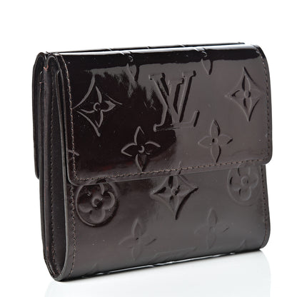 Louis Vuitton Vernis Elise Wallet Amarante 2 of 11