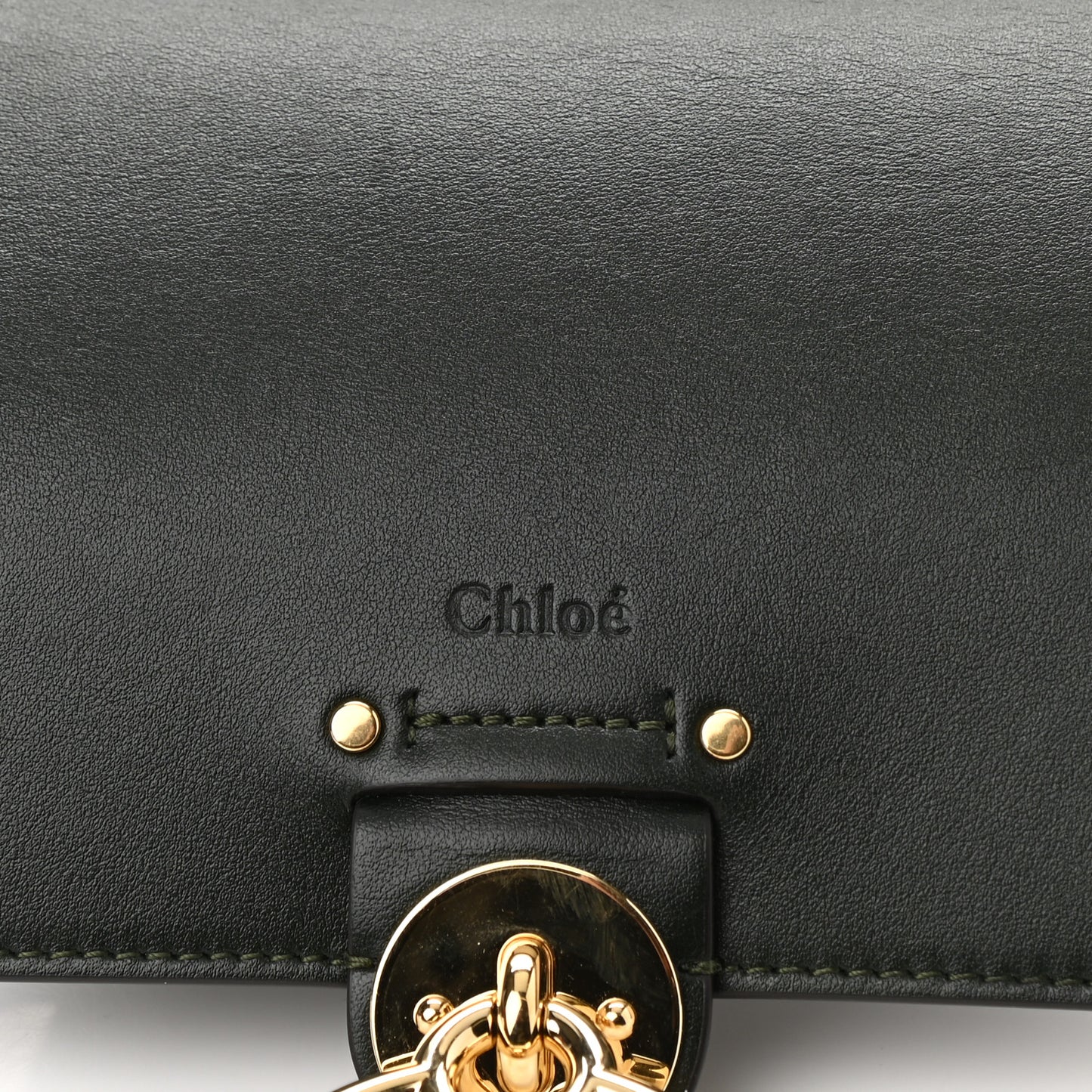 Calfskin Suede Small Tess Bag Night Forest