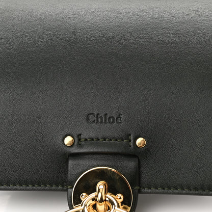 Chloe Calfskin Suede Small Tess Bag Night Forest 6 of 9