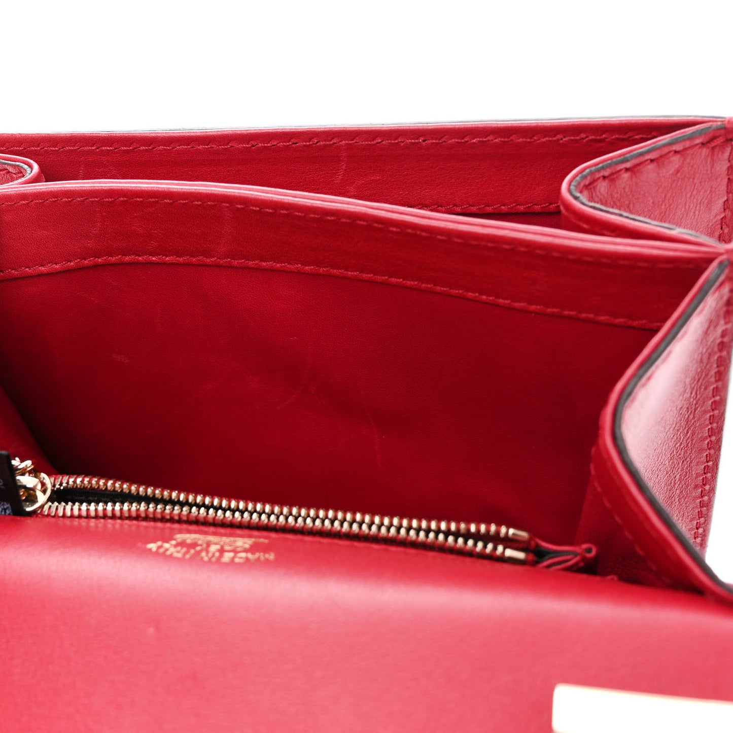 Calfskin Small 1973 Shoulder Flap Bag Hibiscus Red