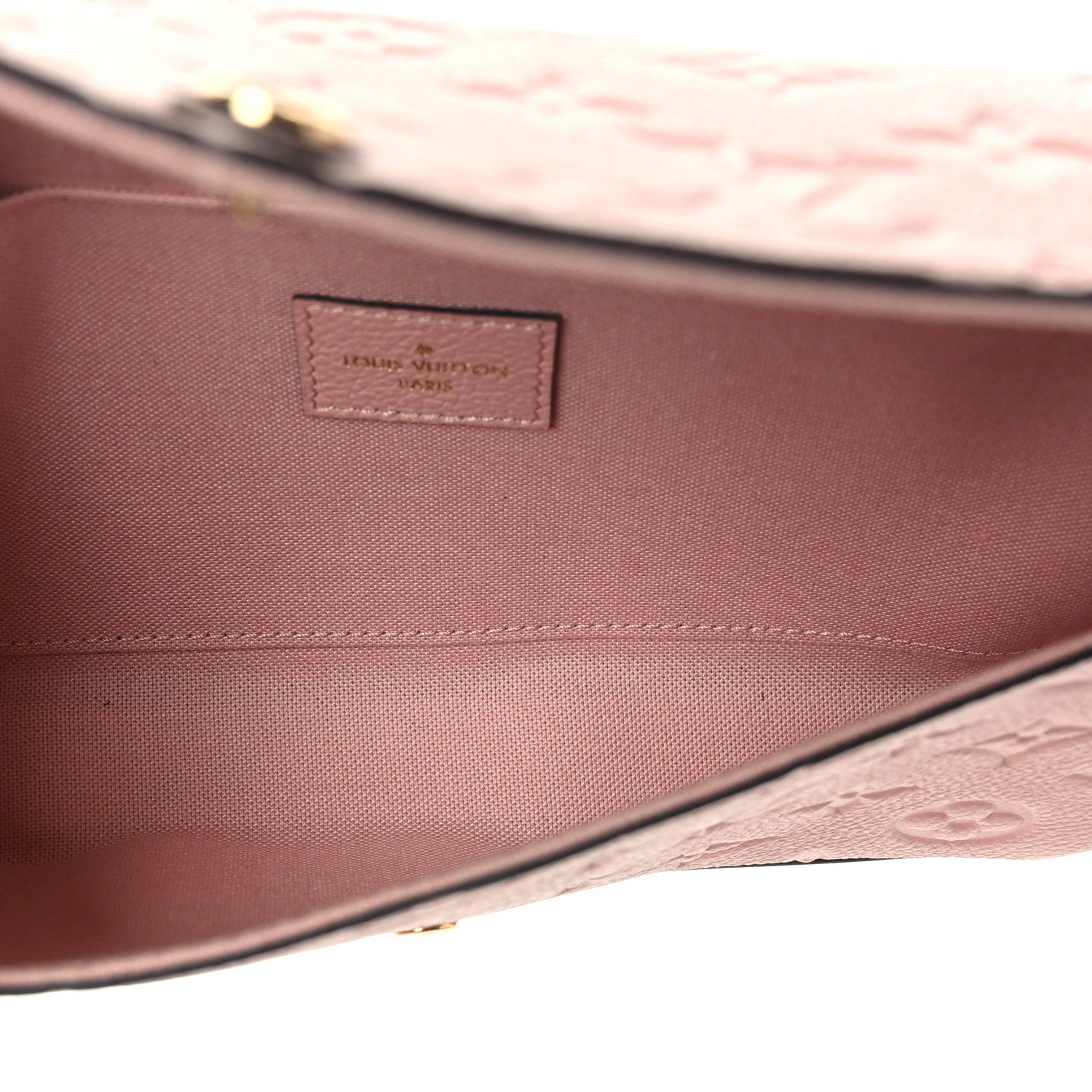 Louis Vuitton Empreinte Pochette Felicie Chain Wallet Rose Poudre 6 of 9