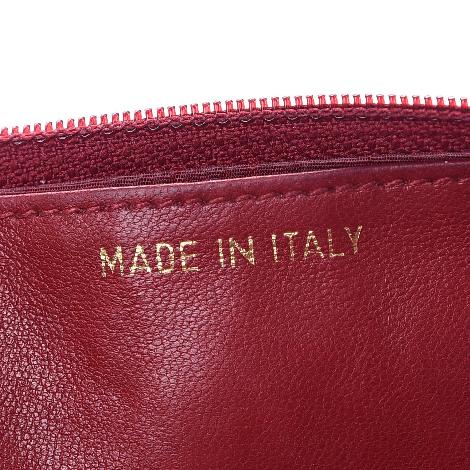 Chanel Caviar Timeless CC Wallet On Chain WOC Red 6 of 11