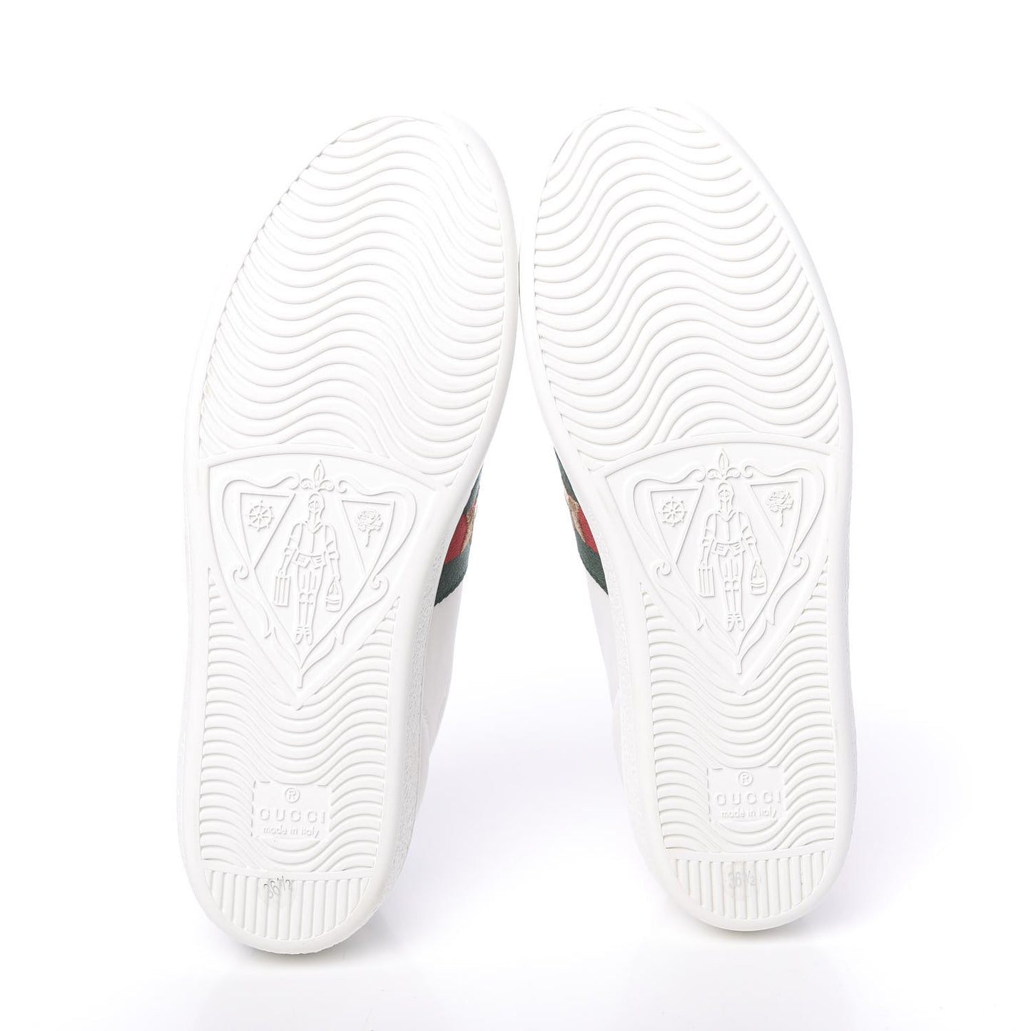 Calfskin Ayers Web Pineapple Ladybug Embroidered Womens Ace Sneakers 36.5 White