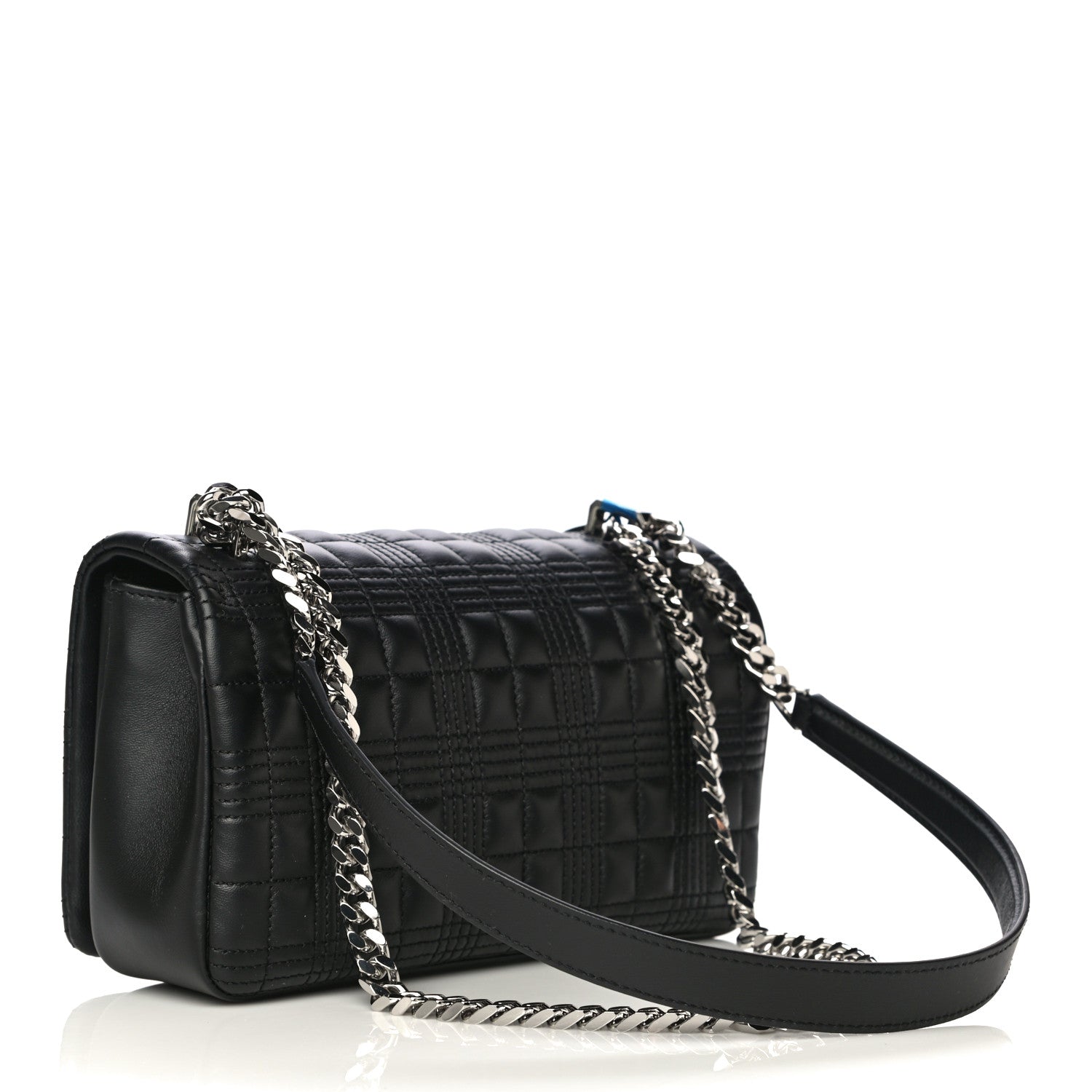 Burberry Lambskin Quilted Small Lola Bag Black 3 of 11