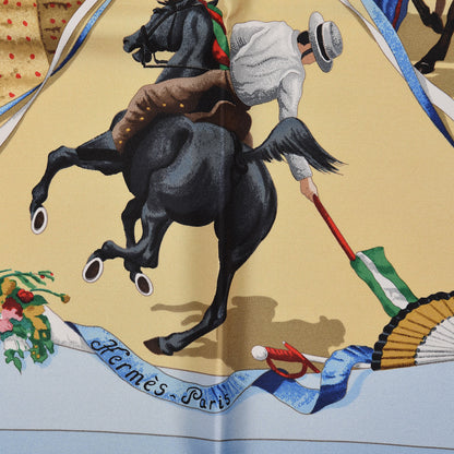 Hermes Silk Plaza De Toros Scarf 90 5 of 7