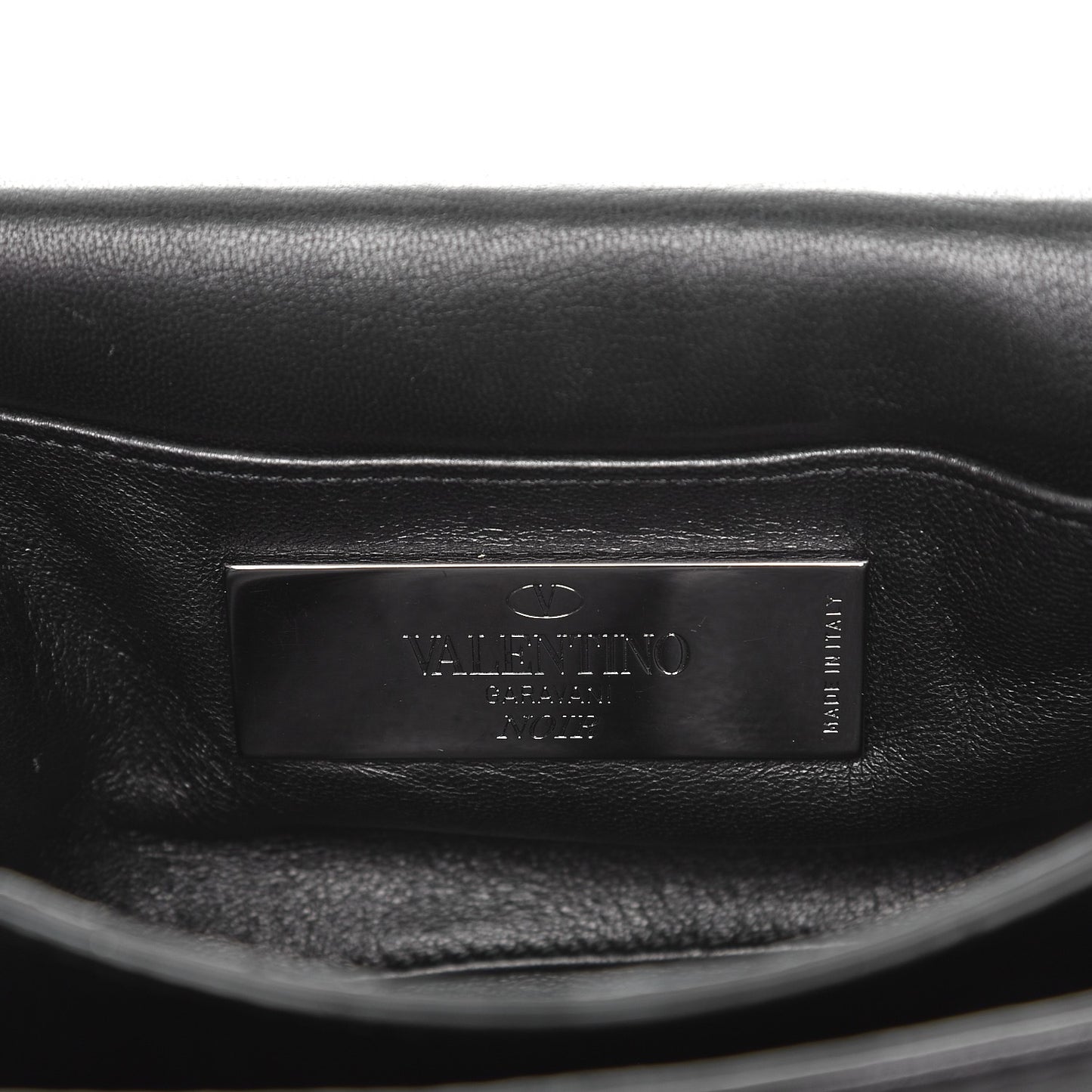 Nappa Crystal Encrusted Studs Va Va Voom Shoulder Bag Black