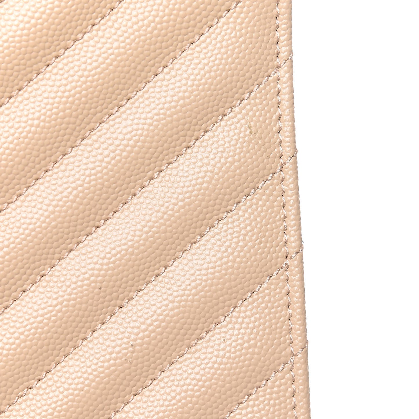 Grain De Poudre Matelasse Chevron Large Monogram Satchel Dark Beige