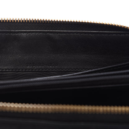 Gucci Guccissima Vitello Tender Zip Around Wallet Black 10 of 11