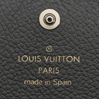 Louis Vuitton Metallic Empreinte Monogram Crystal Flower Sarah Wallet Gun Metal 6 of 9