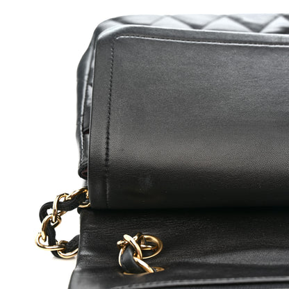 Chanel Lambskin Quilted Jumbo Double Flap Black 12 of 14