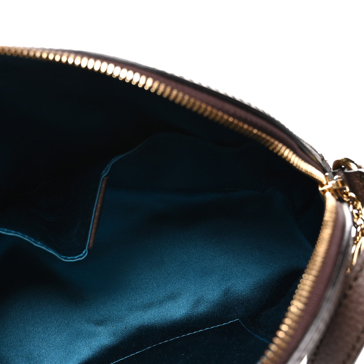 GG Supreme Monogram Textured Dollar Calfskin Web Small Ophidia Dome Shoulder Bag Beige Ebony New Acero