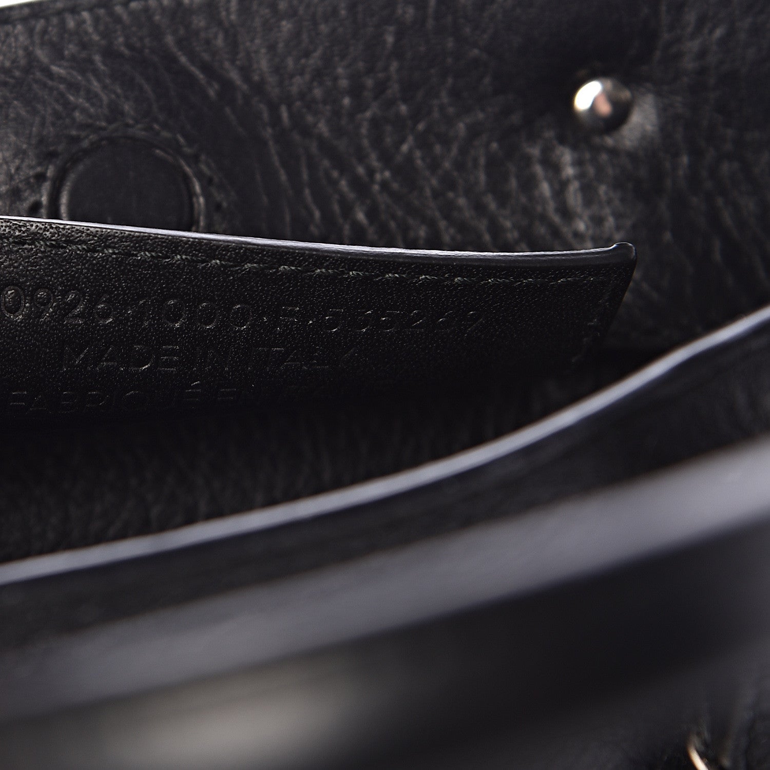 Balenciaga Veau Papier A6 Zip Around Tote Black 7 of 11